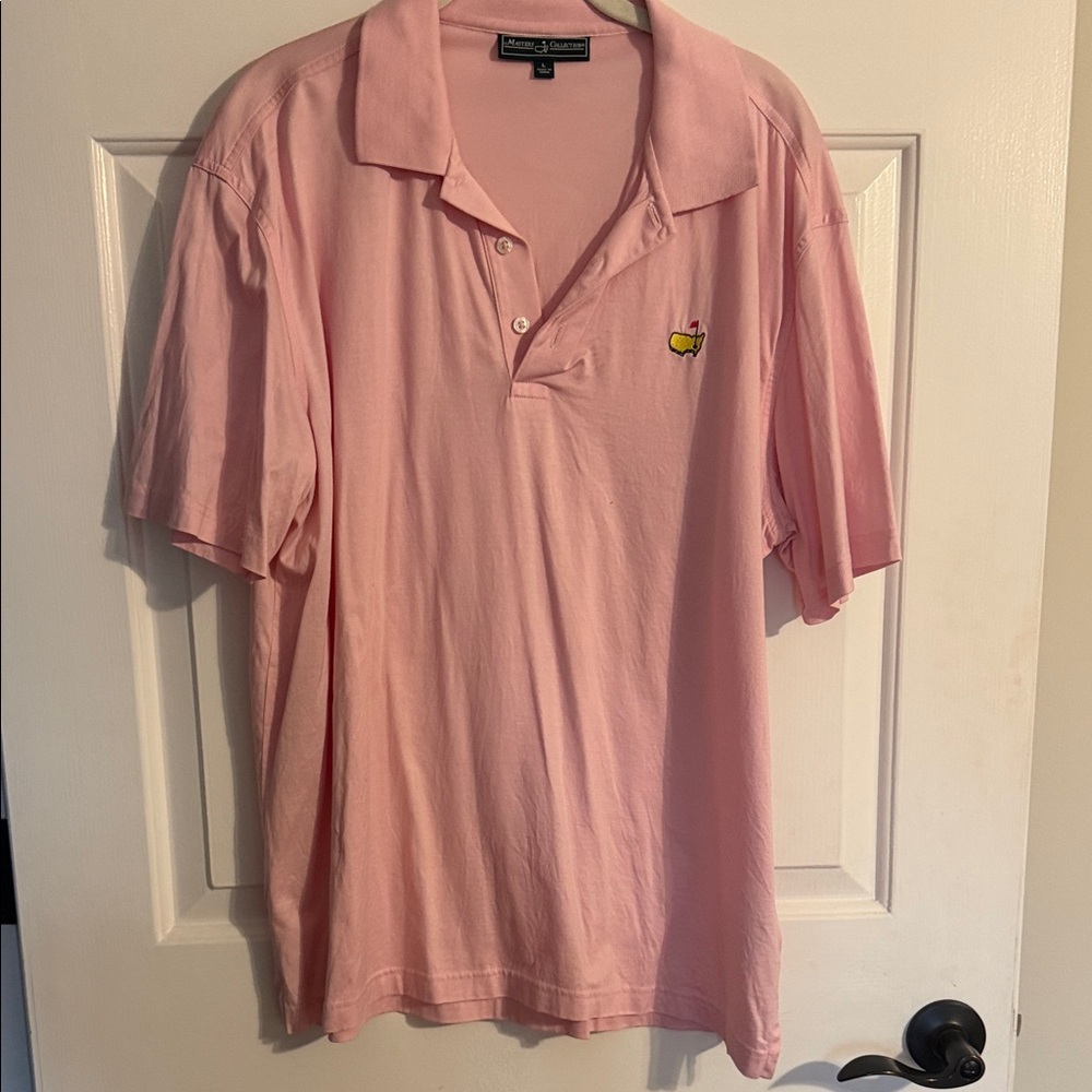 Men’s Masters Pink Polo Shirt